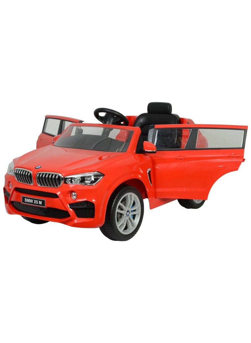 بي إم دبليو سيارة ركوب كهربائية بي ام دبليو X5M للأطفال -احمر - Image 3